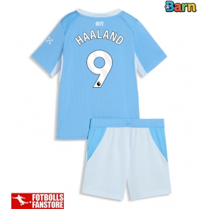 Manchester City Erling Haaland #9 Hemmatröja Barn 2026-27 Kortärmad (+ Korta byxor)