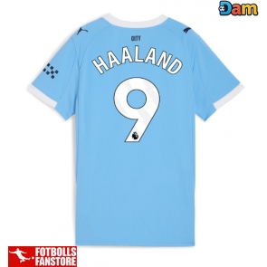 Manchester City Erling Haaland #9 Hemmatröja Dam 2025-26 Kortärmad