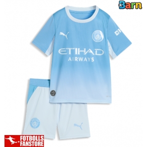 Manchester City Hemmatröja Barn 2026-27 Kortärmad (+ Korta byxor)