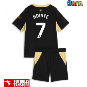 Manchester City Iliman Ndiaye #7 Bortatröja Barn 2026-27 Kortärmad (+ Korta byxor)