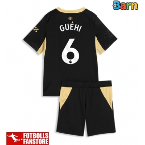 Manchester City Marc Guehi #6 Bortatröja Barn 2026-27 Kortärmad (+ Korta byxor)