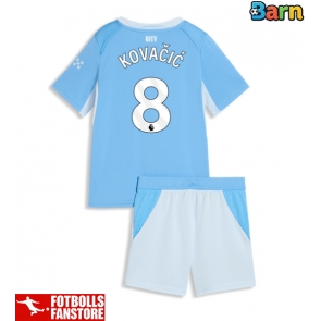 Manchester City Mateo Kovacic #8 Hemmatröja Barn 2026-27 Kortärmad (+ Korta byxor)