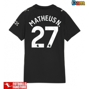 Manchester City Matheus Nunes #27 Bortatröja Dam 2025-26 Kortärmad