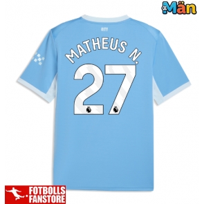 Manchester City Matheus Nunes #27 Hemmatröja 2026-27 Kortärmad