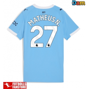 Manchester City Matheus Nunes #27 Hemmatröja Dam 2025-26 Kortärmad