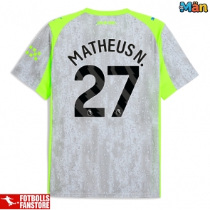 Manchester City Matheus Nunes #27 Tredje Tröja 2025-26 Kortärmad