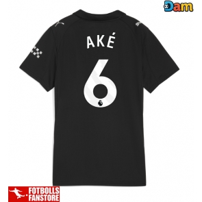 Manchester City Nathan Ake #6 Bortatröja Dam 2025-26 Kortärmad
