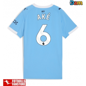 Manchester City Nathan Ake #6 Hemmatröja Dam 2025-26 Kortärmad