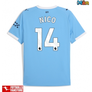 Manchester City Nico Gonzalez #14 Hemmatröja 2025-26 Kortärmad