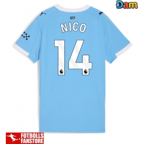 Manchester City Nico Gonzalez #14 Hemmatröja Dam 2025-26 Kortärmad