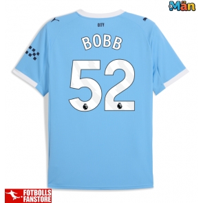 Manchester City Oscar Bobb #52 Hemmatröja 2025-26 Kortärmad