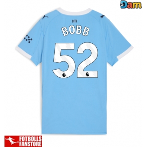 Manchester City Oscar Bobb #52 Hemmatröja Dam 2025-26 Kortärmad