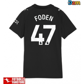 Manchester City Phil Foden #47 Bortatröja Dam 2025-26 Kortärmad