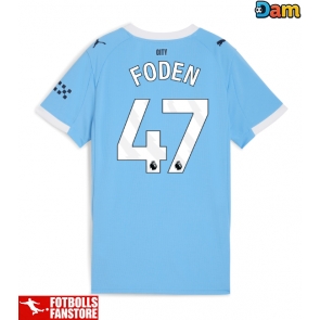 Manchester City Phil Foden #47 Hemmatröja Dam 2025-26 Kortärmad