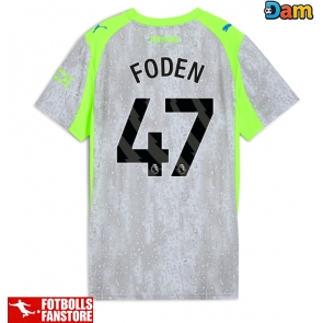 Manchester City Phil Foden #47 Tredje Tröja Dam 2025-26 Kortärmad