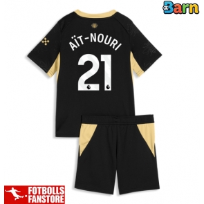 Manchester City Rayan Ait-Nouri #21 Bortatröja Barn 2026-27 Kortärmad (+ Korta byxor)