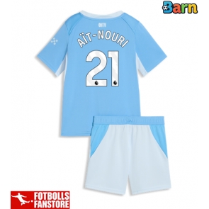 Manchester City Rayan Ait-Nouri #21 Hemmatröja Barn 2026-27 Kortärmad (+ Korta byxor)