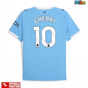 Manchester City Rayan Cherki #10 Hemmatröja 2025-26 Kortärmad