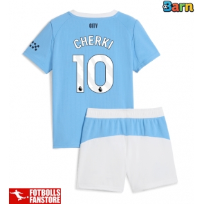 Manchester City Rayan Cherki #10 Hemmatröja Barn 2025-26 Kortärmad (+ Korta byxor)