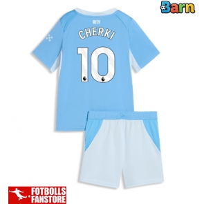 Manchester City Rayan Cherki #10 Hemmatröja Barn 2026-27 Kortärmad (+ Korta byxor)