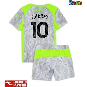 Manchester City Rayan Cherki #10 Tredje Tröja Barn 2025-26 Kortärmad (+ Korta byxor)