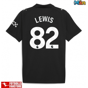 Manchester City Rico Lewis #82 Bortatröja 2025-26 Kortärmad