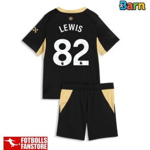 Manchester City Rico Lewis #82 Bortatröja Barn 2026-27 Kortärmad (+ Korta byxor)