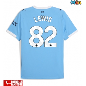 Manchester City Rico Lewis #82 Hemmatröja 2025-26 Kortärmad