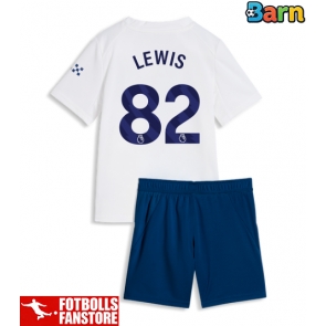 Manchester City Rico Lewis #82 Tredje Tröja Barn 2026-27 Kortärmad (+ Korta byxor)