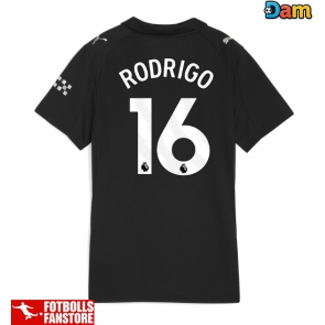 Manchester City Rodri Hernandez #16 Bortatröja Dam 2025-26 Kortärmad