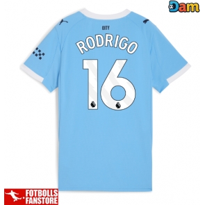 Manchester City Rodri Hernandez #16 Hemmatröja Dam 2025-26 Kortärmad