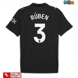 Manchester City Ruben Dias #3 Bortatröja 2025-26 Kortärmad