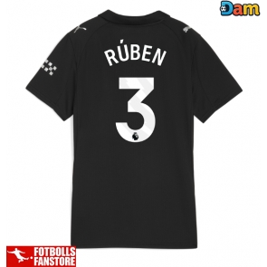 Manchester City Ruben Dias #3 Bortatröja Dam 2025-26 Kortärmad