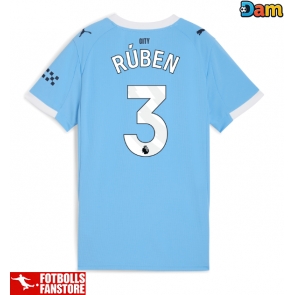 Manchester City Ruben Dias #3 Hemmatröja Dam 2025-26 Kortärmad