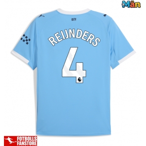 Manchester City Tijjani Reijnders #4 Hemmatröja 2025-26 Kortärmad