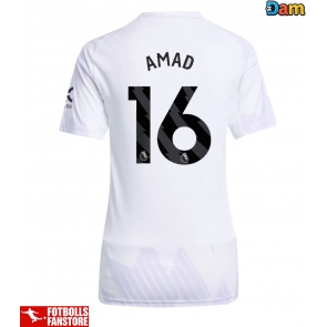 Manchester United Amad Diallo #16 Bortatröja Dam 2025-26 Kortärmad