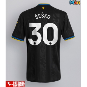 Manchester United Benjamin Sesko #30 Tredje Tröja 2025-26 Kortärmad