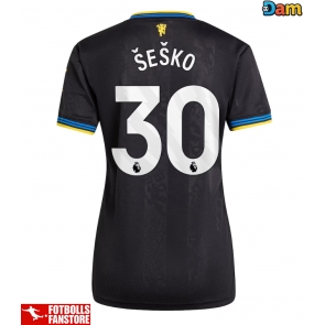 Manchester United Benjamin Sesko #30 Tredje Tröja Dam 2025-26 Kortärmad