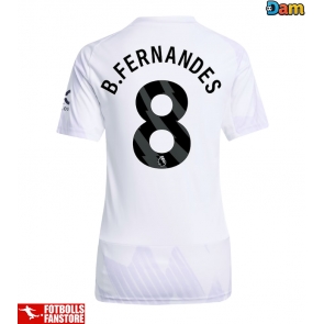 Manchester United Bruno Fernandes #8 Bortatröja Dam 2025-26 Kortärmad