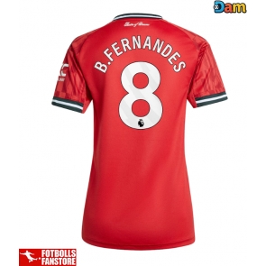 Manchester United Bruno Fernandes #8 Hemmatröja Dam 2025-26 Kortärmad