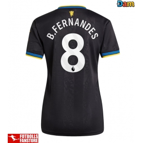 Manchester United Bruno Fernandes #8 Tredje Tröja Dam 2025-26 Kortärmad
