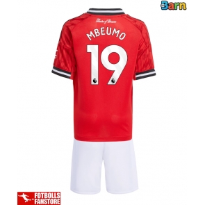 Manchester United Bryan Mbeumo #19 Hemmatröja Barn 2025-26 Kortärmad (+ Korta byxor)