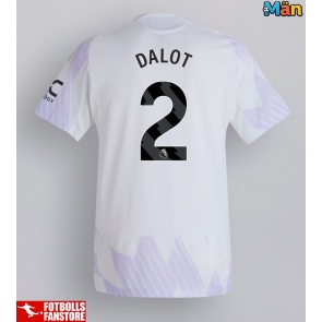 Manchester United Diogo Dalot #2 Bortatröja 2025-26 Kortärmad