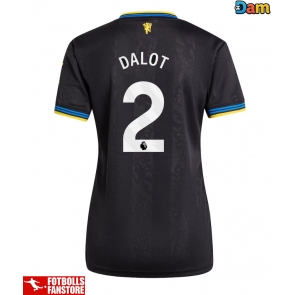 Manchester United Diogo Dalot #2 Tredje Tröja Dam 2025-26 Kortärmad