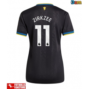 Manchester United Joshua Zirkzee #11 Tredje Tröja Dam 2025-26 Kortärmad