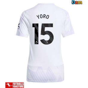 Manchester United Leny Yoro #15 Bortatröja Dam 2025-26 Kortärmad