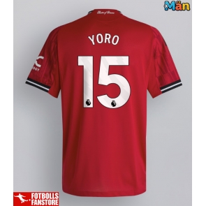 Manchester United Leny Yoro #15 Hemmatröja 2025-26 Kortärmad