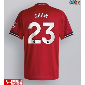 Manchester United Luke Shaw #23 Hemmatröja 2025-26 Kortärmad