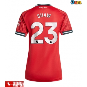 Manchester United Luke Shaw #23 Hemmatröja Dam 2025-26 Kortärmad
