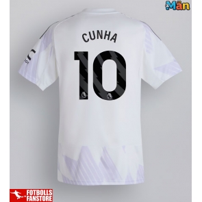 Manchester United Matheus Cunha #10 Bortatröja 2025-26 Kortärmad